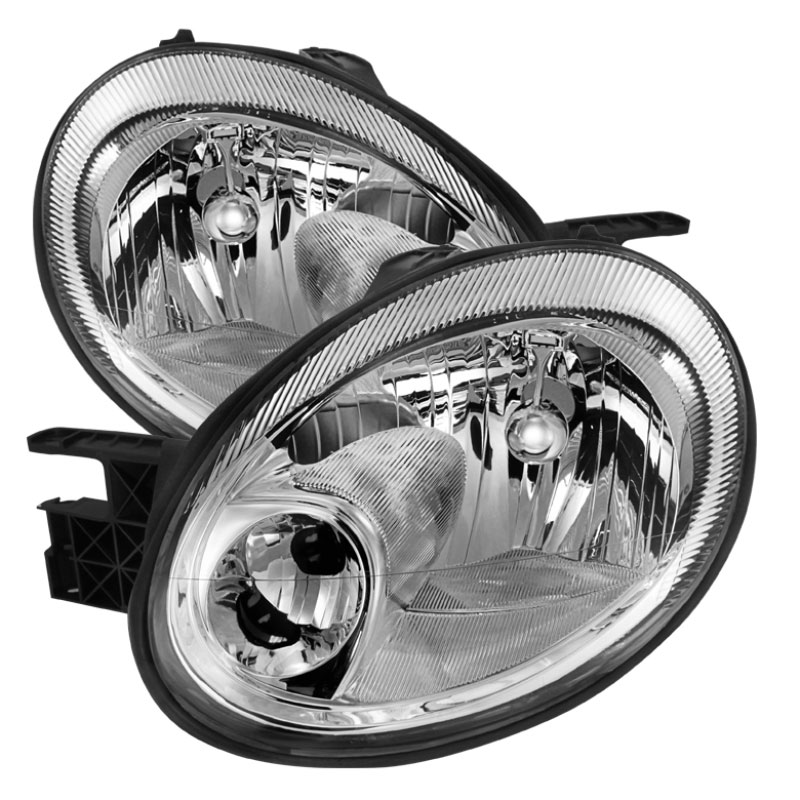 SPYDER 9025372 | Xtune Dodge Neon 03-05 / Plymouth Neon 03-05 Crystal Headlights Chrome HD-JH-DN03-C; 2003-2005