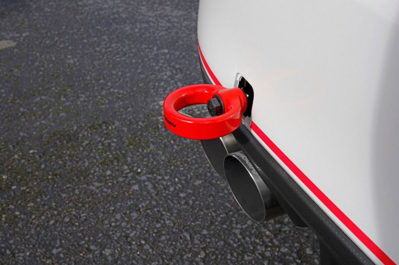 Perrin Performance psp-bdy-252rd | Perrin 15-19 Subaru WRX/STI Tow Hook Kit (Rear) - Red; 2015-2019