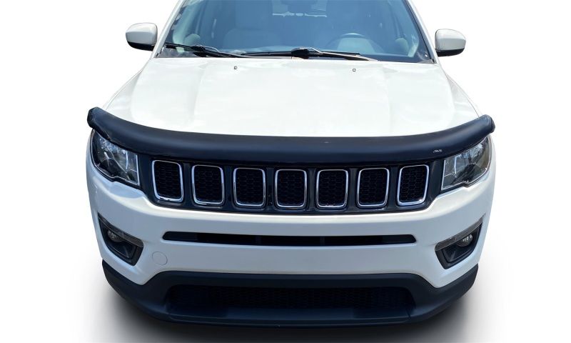 AVS 20172 | 17-22 Jeep Compass Carflector Low Profile Hood Shield - Smoke; 2017-2022