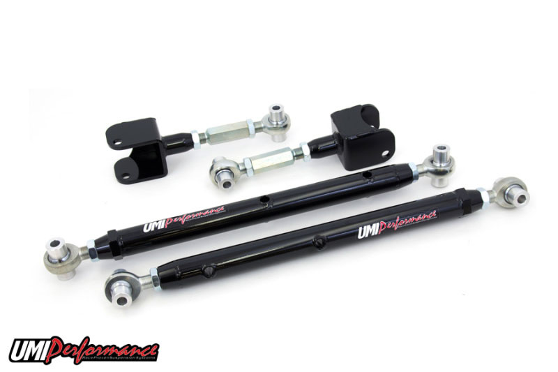 UMI Performance 302717-b | 78-88 GM G-Body Double Adjustable Upper & Lower Rear Control Arms Kit; 1978-1988