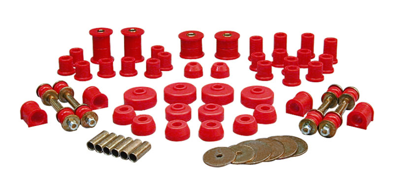 Prothane 18-2016 | 79-85 Toyota Truck 4wd Total Kit - Red; 1979-1985