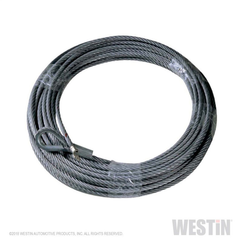 Westin 47-3620 | Steel Rope 25/64in x 94 ft - Silver