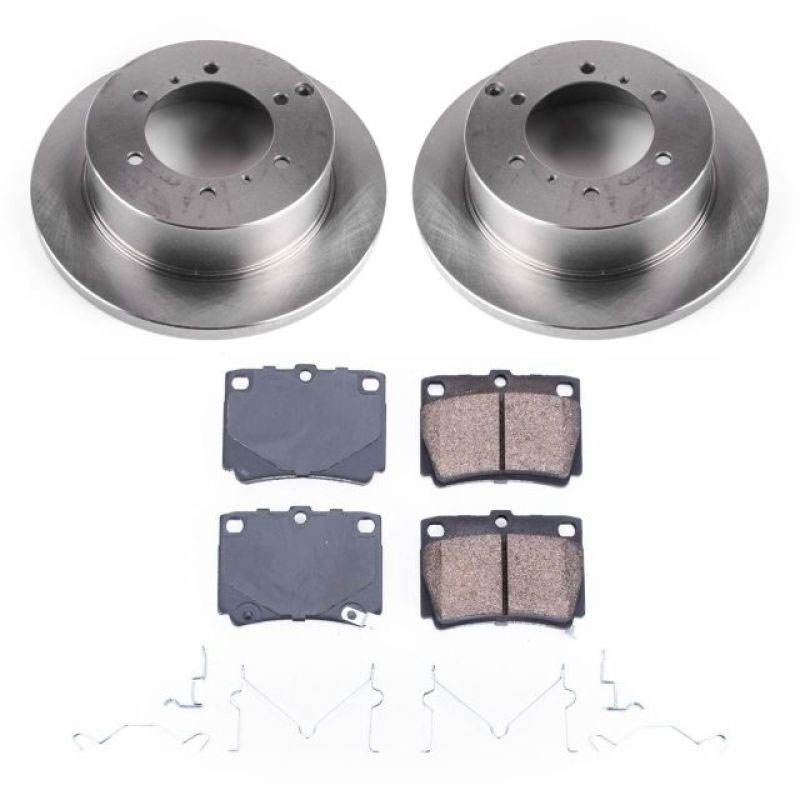 PowerStop koe5160 | Power Stop 97-04 Mitsubishi Montero Sport Rear Autospecialty Brake Kit; 1997-2004