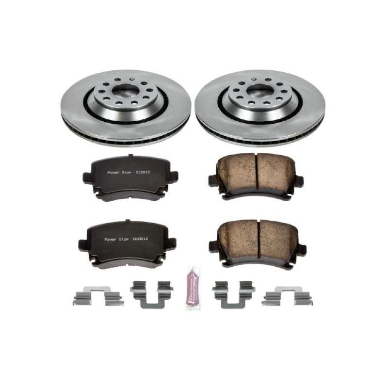 PowerStop koe4628 | Power Stop 09-17 Volkswagen CC Rear Autospecialty Brake Kit; 2009-2017