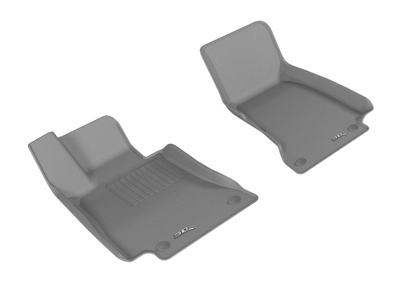 3D Maxpider l1mb08811501 | 3D MAXpider 2017-2019 Mercedes-Benz E-Class Sedan W213 Kagu 1st Row Floormat - Gray; 2017-2019