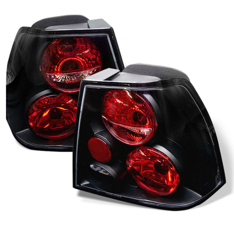 SPYDER 5008381 | Spyder Volkswagen Jetta Altezza Tail Lights - Black - (ALT-YD-VJ99-BK); 1999-2004