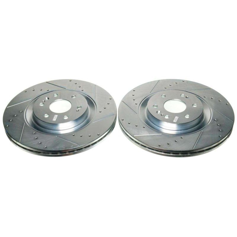 PowerStop ar82209xpr | Power Stop 21-22 Chevrolet Tahoe Front Drilled & Slotted Rotor (Pair); 2021-2022