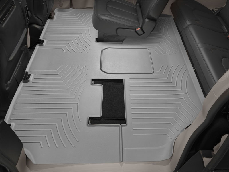 WeatherTech 4615253 | 19-22 Volvo S60 Plug-In Hybrid 2nd Row 2pc Rear FloorLiner - Grey; 2019-2022