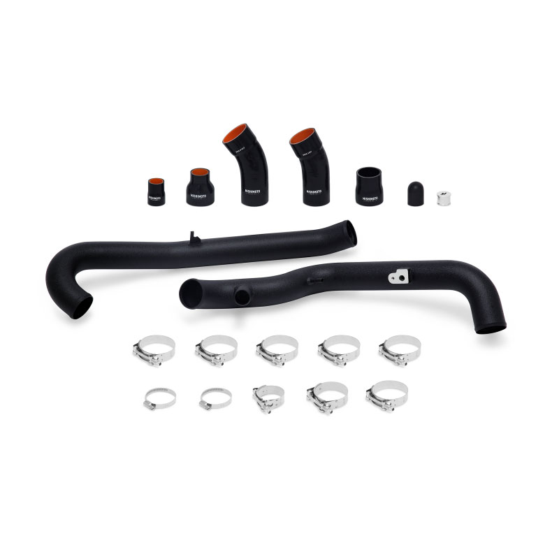 Mishimoto mmicp-fist-14wbk | 2014+ Ford Fiesta ST Intercooler Pipe Kit - Wrinkle Black; 2014-2020