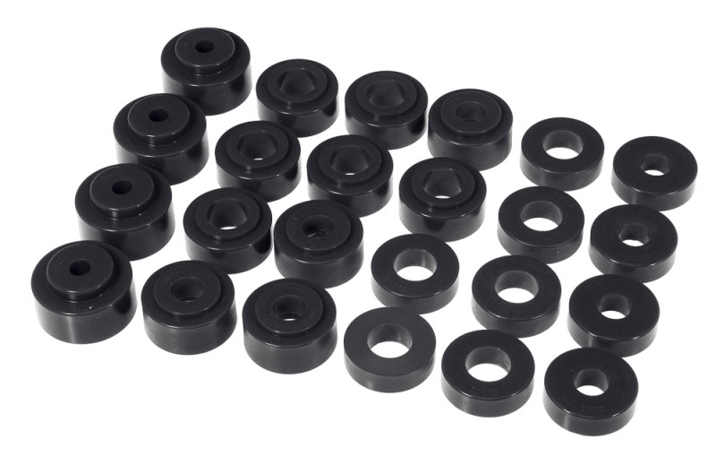 Prothane 7-124-BL | 68-72 GM Mid-Size Convert Body Mount - Black; 1968-1972