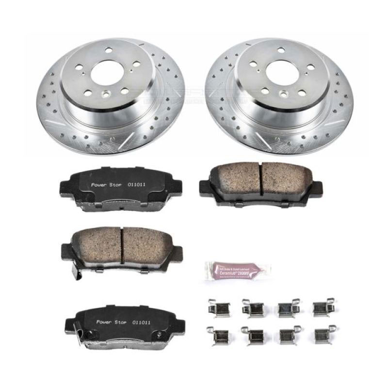 PowerStop k5103 | Power Stop 95-99 Toyota Avalon Rear Z23 Evolution Sport Brake Kit; 1995-1999