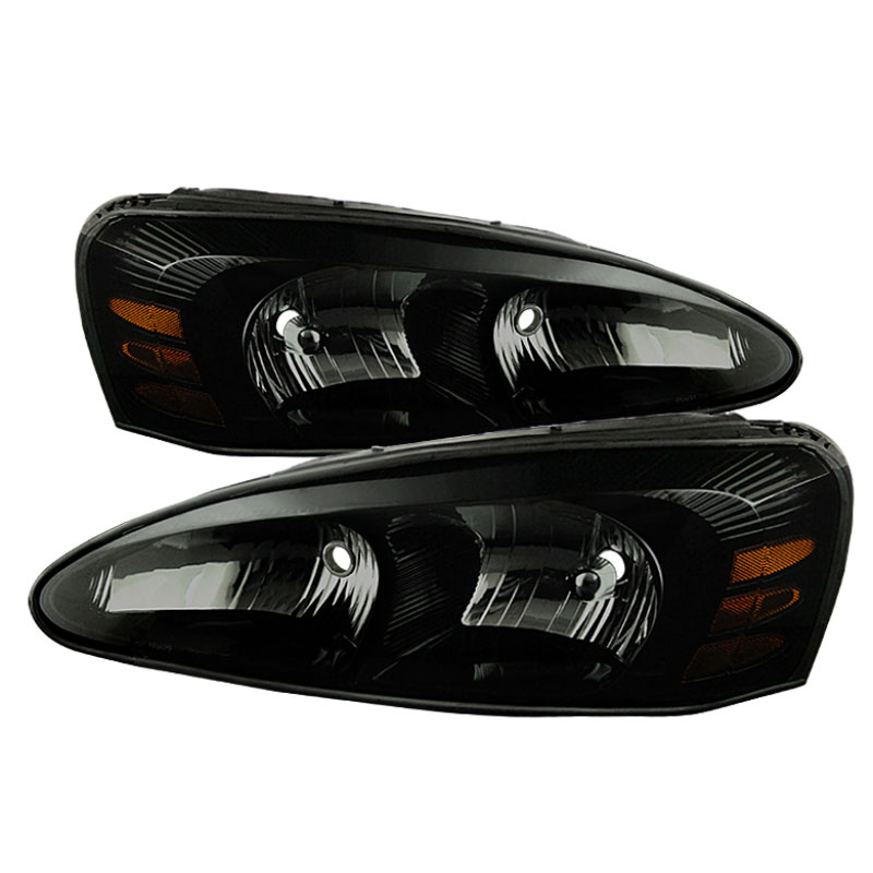 SPYDER 9029400 | Xtune Pontiac Grand Prix 04-08 Crystal Headlights Black Smoke HD-JH-PGPRIX04-AM-BSM; 2004-2008