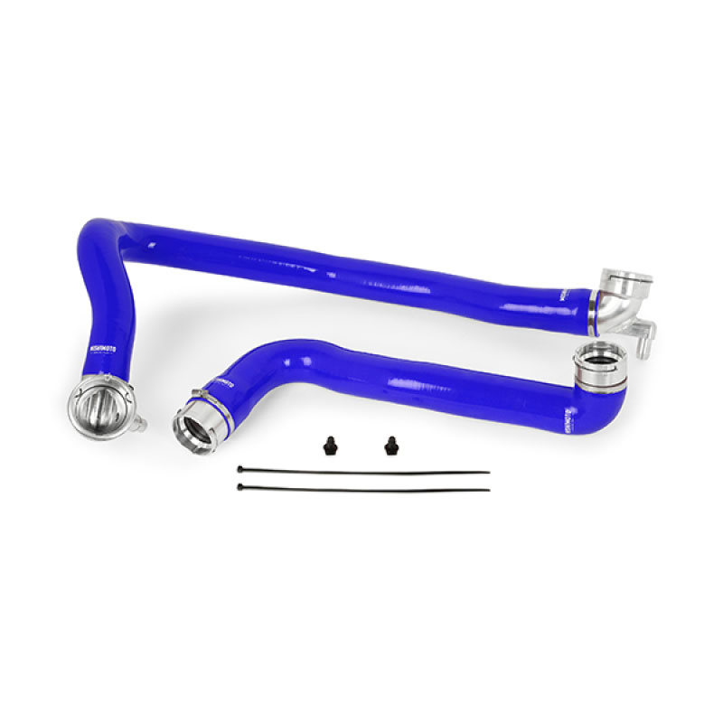 Mishimoto mmhose-f2d-11bl | 11-16 Ford 6.7L Powerstroke Blue Silicone Hose Kit; 2011-2016