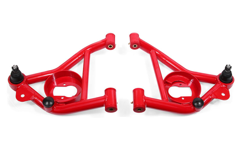 BMR Suspension aa011r | BMR 78-87 G-Body Non-Adj. Lower A-Arms (Polyurethane) - Red; 1978-1987