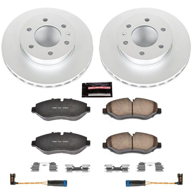 PowerStop crk6236 | Power Stop 07-09 Dodge Sprinter 2500 Front Z23 Evolution Sport Coated Brake Kit; 2007-2009