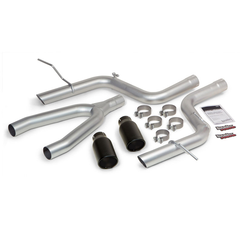 Banks Power 51364-b | 14 Jeep Grand Cherokee 3.0L Diesel Monster Exhaust Sys - SS Single Exhaust w/ Black Tip; 2014-2014