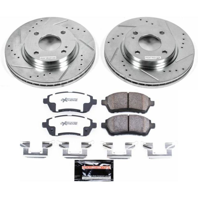 PowerStop k5969-26 | Power Stop 11-19 Ford Fiesta Front Z26 Street Warrior Brake Kit; 2011-2019