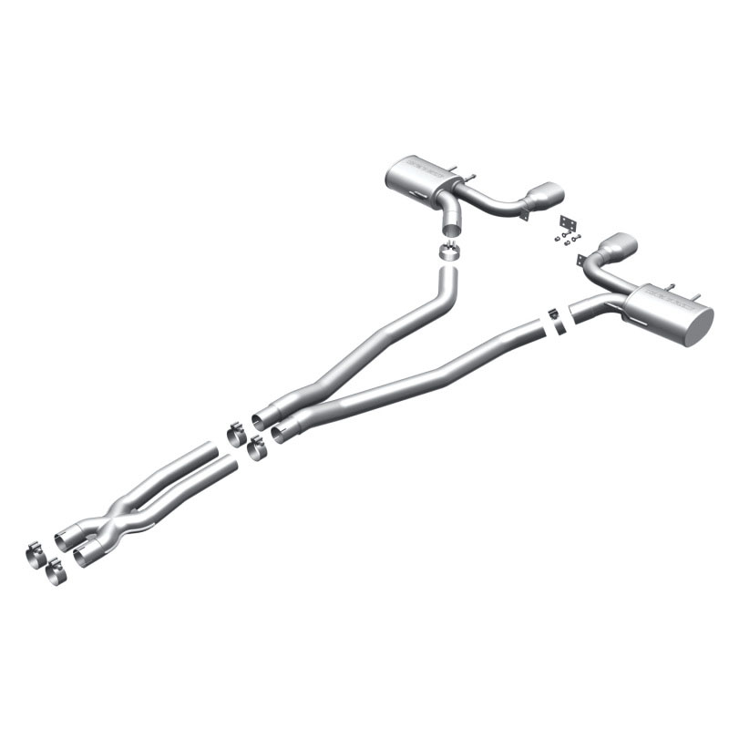 Magnaflow 15496 | MagnaFlow 11-13 Cadillac CTS Coupe Only V8 6.2L Dual Ctr Rear Exit SS Cat-Back Performance Exhaust; 2011-2013