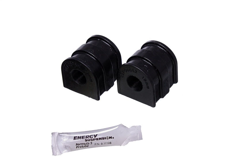 Energy Suspension 15.5109g | 06-14 VW GTI/06-09 VW Rabbit Black 19.6mm Rear Sway Bar Bushing Set; 2006-2009