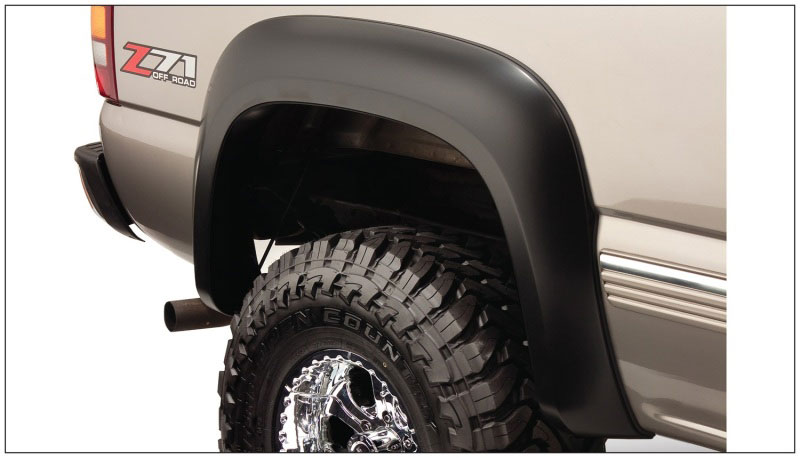 Bushwacker 40104-02 | 07-07 Chevy Silverado 1500 Classic Fleetside Extend-A-Fender Style Flares 2pc - Black; 2007-2007