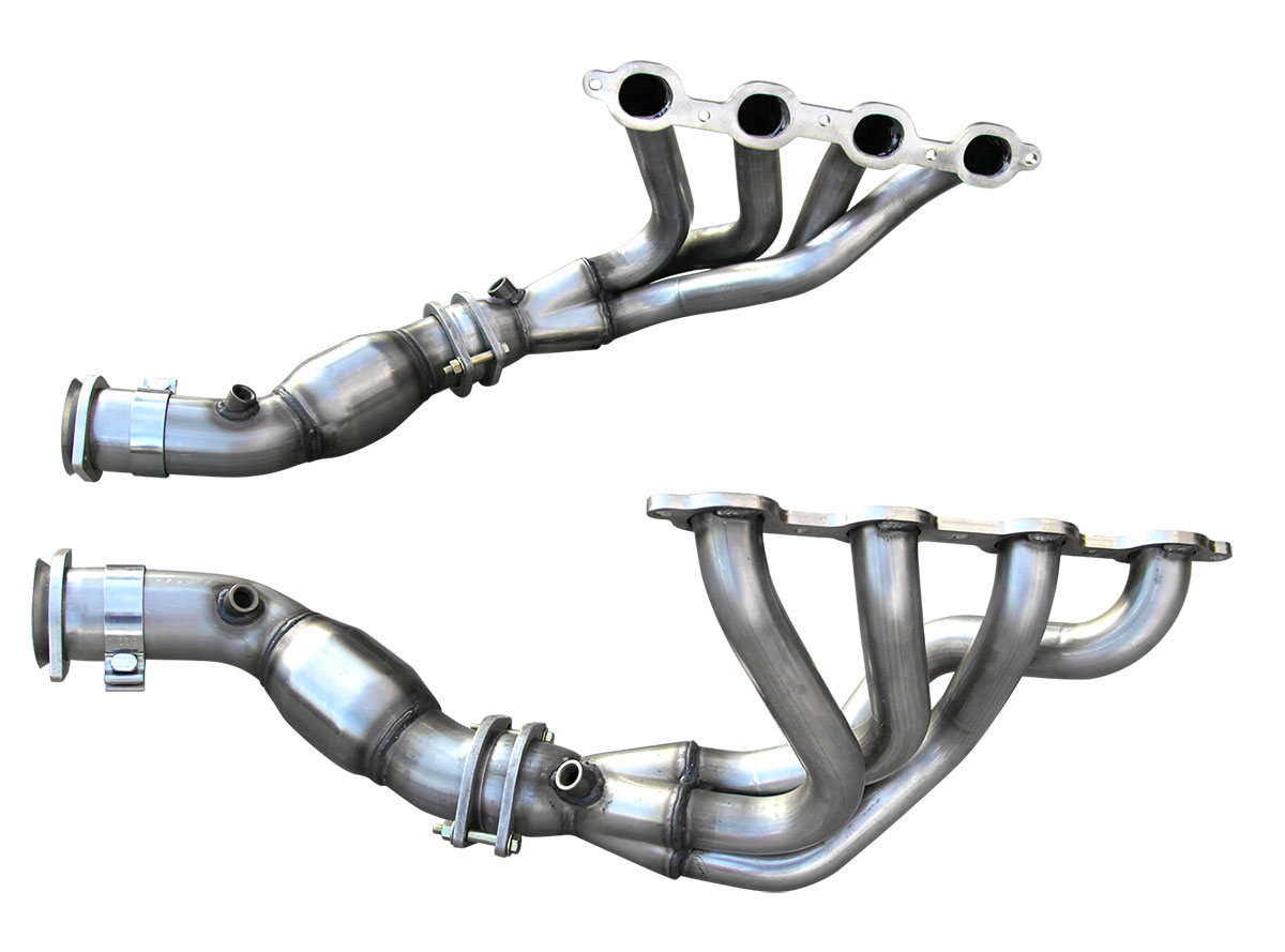 American Racing Headers C7-14134300MLWC | C7 Mid Length System With Cats: 1-3/4in x 3in Mid Length Headers, 3in Mid Length Connection Pipes With Cats; 2014-2019