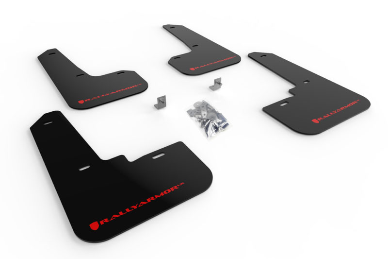 Rally Armor mf64-ur-blk/rd | 20+ Subaru Legacy UR Black Mud Flap w/ Red Logo; 2020-2022