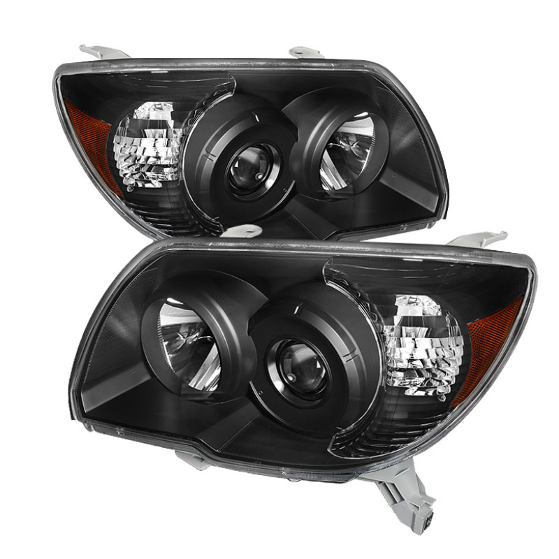 SPYDER 9023378 | Xtune Toyota 4Runner 06-09 Crystal Headlights Black HD-JH-T4R06-AM-BK; 2006-2009