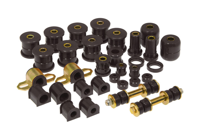 Prothane 18-2010-BL | 85-87 Toyota Corolla GTS/SR5 Total Kit - Black; 1985-1987