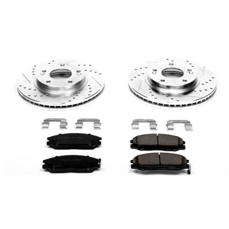 PowerStop k5251 | Power Stop 01-05 Hyundai Santa Fe Front Z23 Evolution Sport Brake Kit; 2001-2005