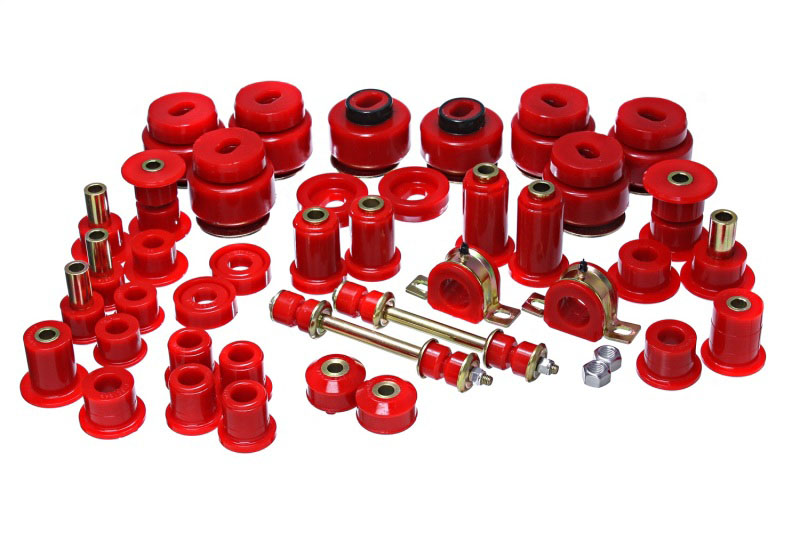 Energy Suspension 3.18133r | 07-10 Chevy/GMC Hyper-Flex Master Bushing Set - Red; 2007-2010