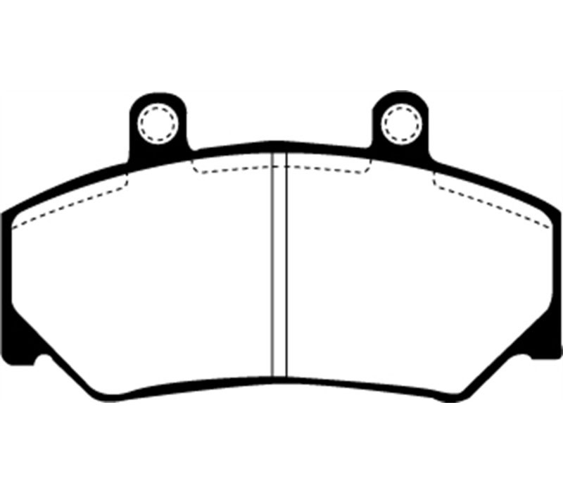 EBC ud492 | 85-93 Volvo 740 2.1 (Bendix) Ultimax2 Front Brake Pads; 1985-1993