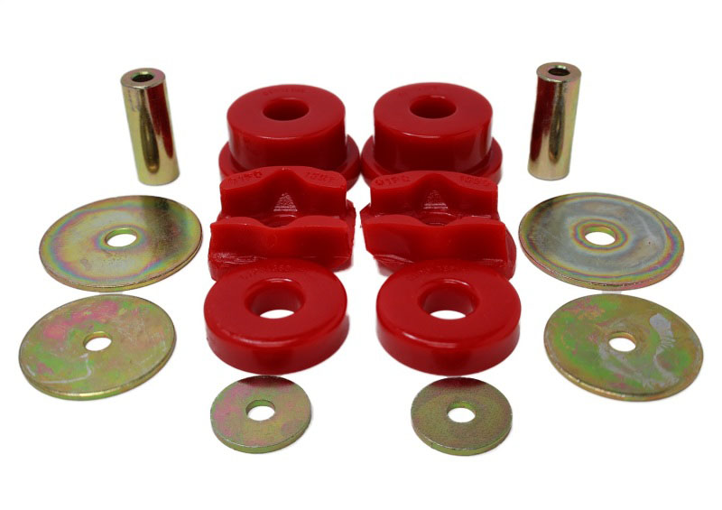 Energy Suspension 161114r | 97-01 Honda CR-V (Auto Trans Only) 4WD Diff Mount Set - Red; 1997-2001