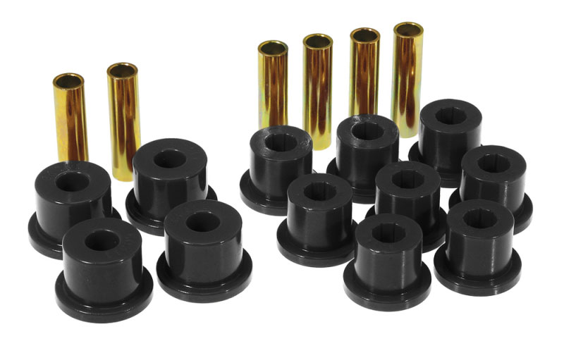 Prothane 7-1003-BL | 73-87 GM Rear Spring & Shackle Bushings (w/ 1.5in Bushings) - Black; 1973-1987