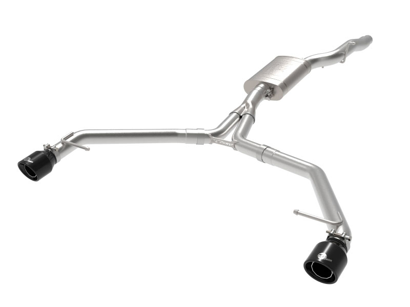 aFe 49-36437-b | afe MACH Force-Xp 13-16 Audi Allroad L4 SS Axle-Back Exhaust w/ Black Tips; 2013-2016