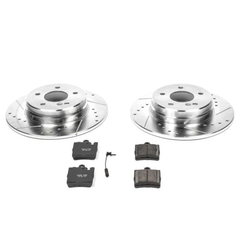 PowerStop k620 | Power Stop 03-05 Mercedes-Benz C240 Rear Z23 Evolution Sport Brake Kit; 2003-2005