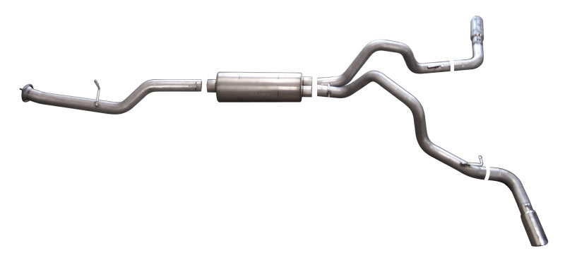 Gibson 5652 | 11-19 GMC Sierra 2500 HD Denali 6.0L 3.5in/3in Cat-Back Dual Extreme Exhaust - Aluminized; 2011-2019