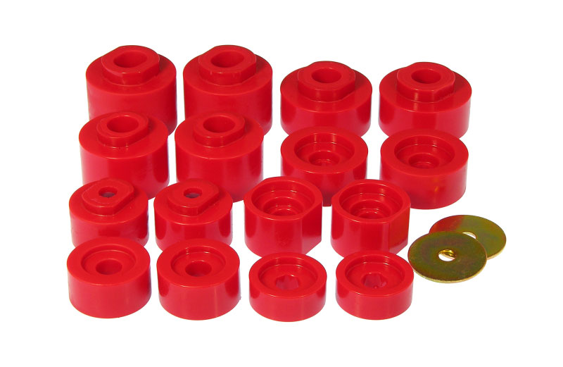 Prothane 6-116 | 01-05 Ford Explorer Sport Track Cab Mounts - Red; 2001-2005