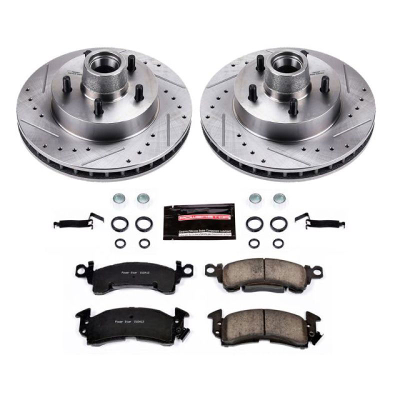 PowerStop k4539 | Power Stop 71-73 Buick Centurion Front Z23 Evolution Sport Brake Kit; 1971-1973