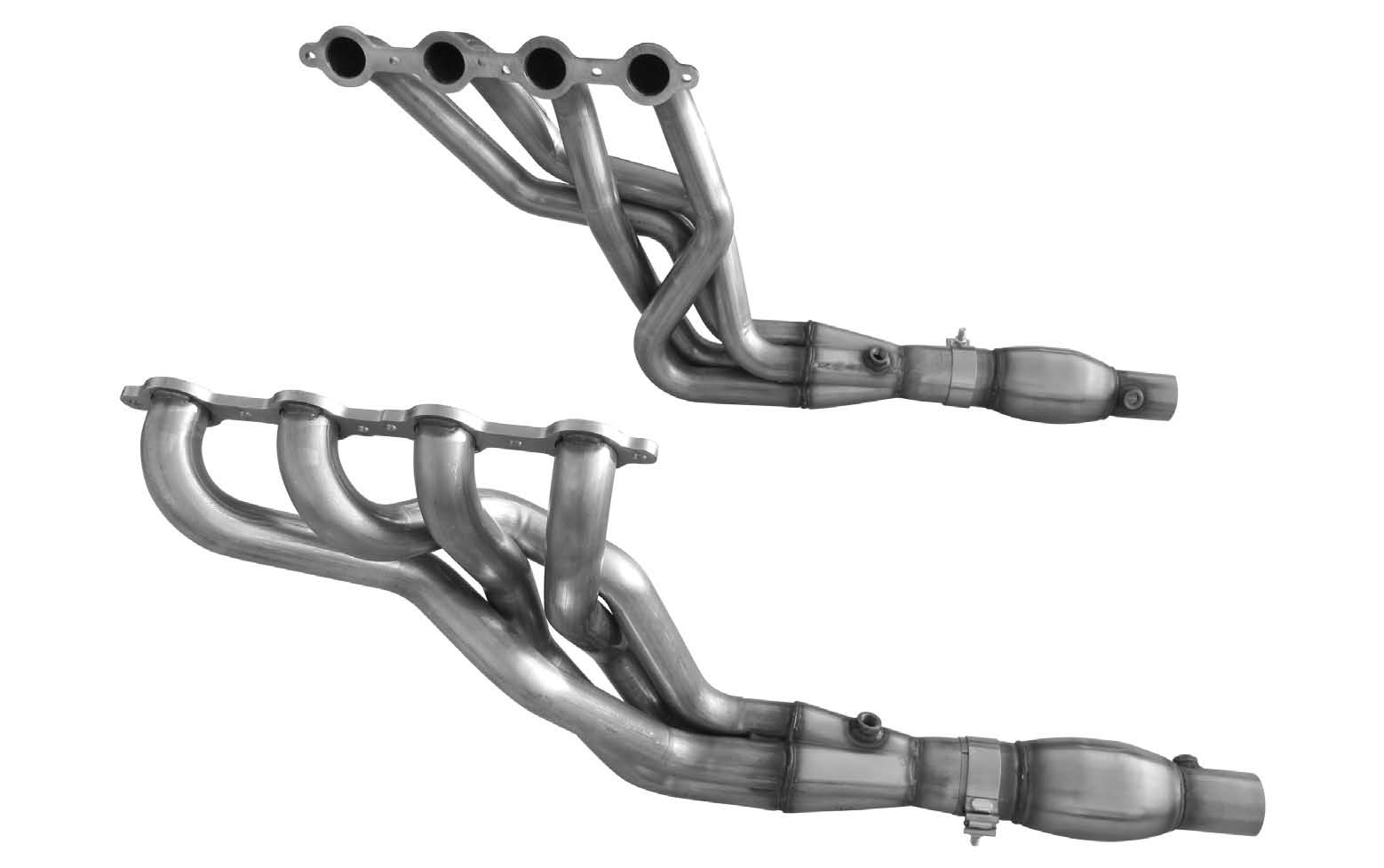 American Racing Headers CA201078SHWC | ARH LongTube 1-7/8 304-SS Long Tube Headers SHORT System (with Cats) for CAMARO V8 LS3/L99/ZL1/1LE; 2010-2015