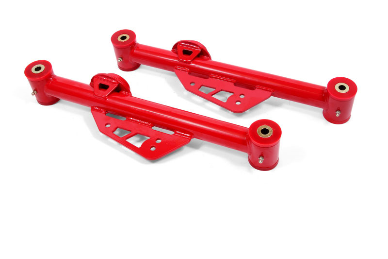 BMR Suspension TCA014R | BMR Lower Control Arms w / poly bushings Red; 1979-1998