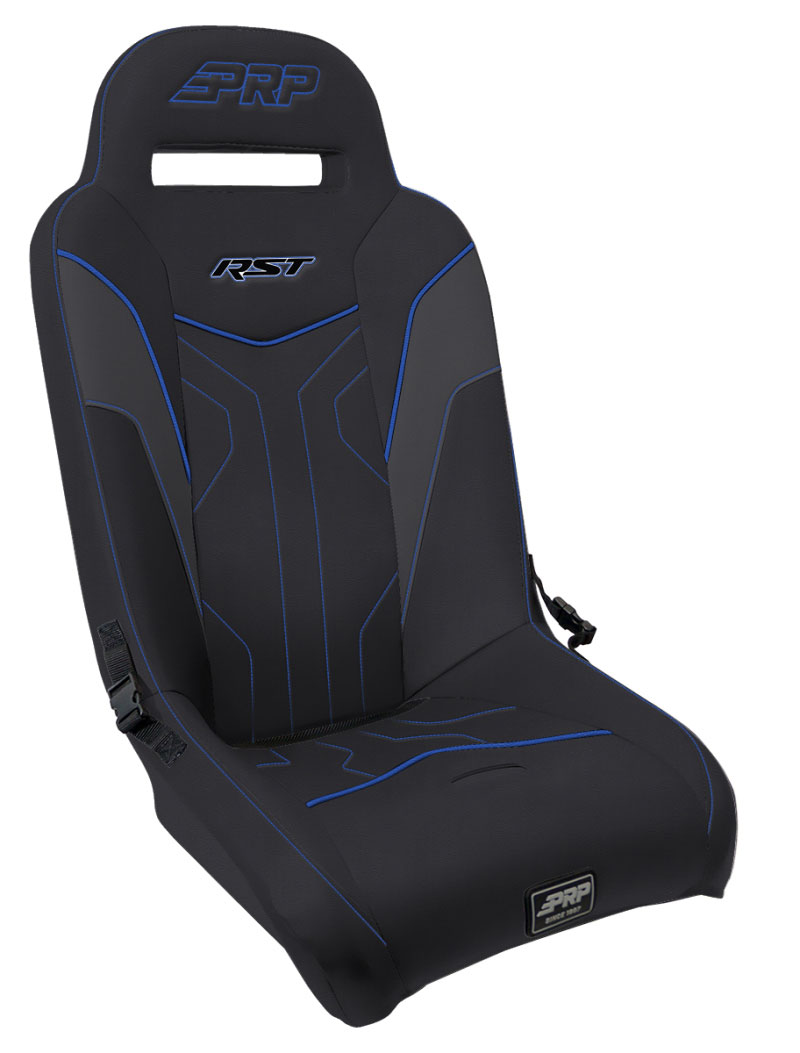 PRP Seats a4101-porxp-v | PRP Polaris RZR PRO XP/PRO R/Turbo R RST Suspension Seat- Black/Blue; 2014-2022