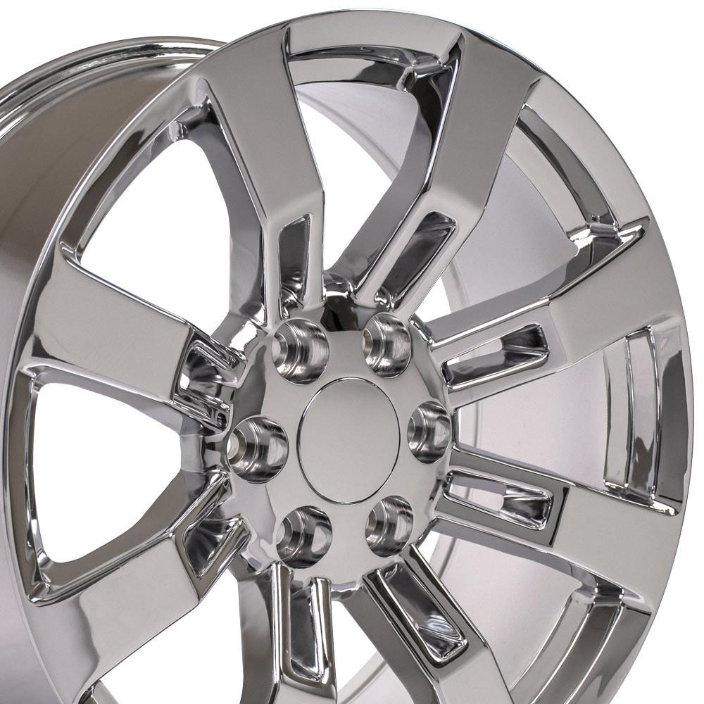 OE Wheels ca82-20085-6550-31c | 20 Replica Wheel CA82 Escalade Rim 20x8.5 Chrome Wheel Chevrolet C2500 1988-2000; 1988-2000