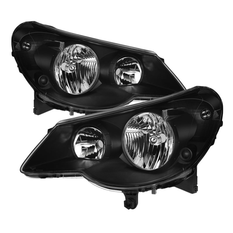 SPYDER 9029646 | Xtune Chrysler Sebring 07-10 OEM Style Headlights Black HD-JH-CHRSE07-BK; 2007-2010