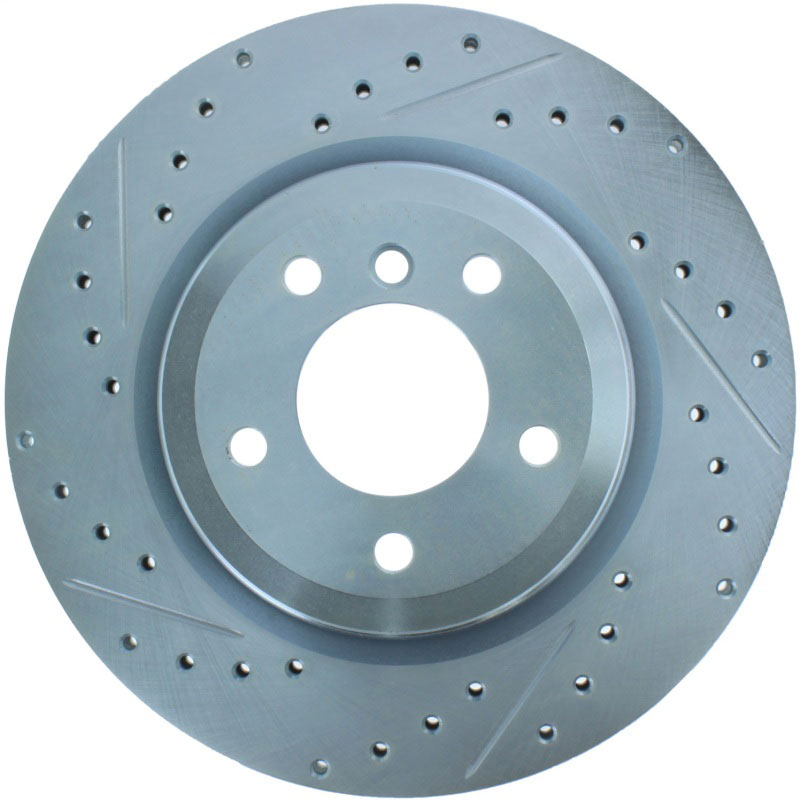 Stoptech 227.34080R | StopTech BMW X1 Select Sport Drilled/Slotted Rotor, Rear Right; 2010-2015