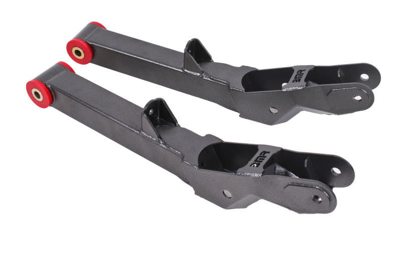 BMR Suspension TCA028H | BMR G8 Lower Control Arms, Rear, Non-adjustable, Poly Bushings Black Hammertone; 2008-2009