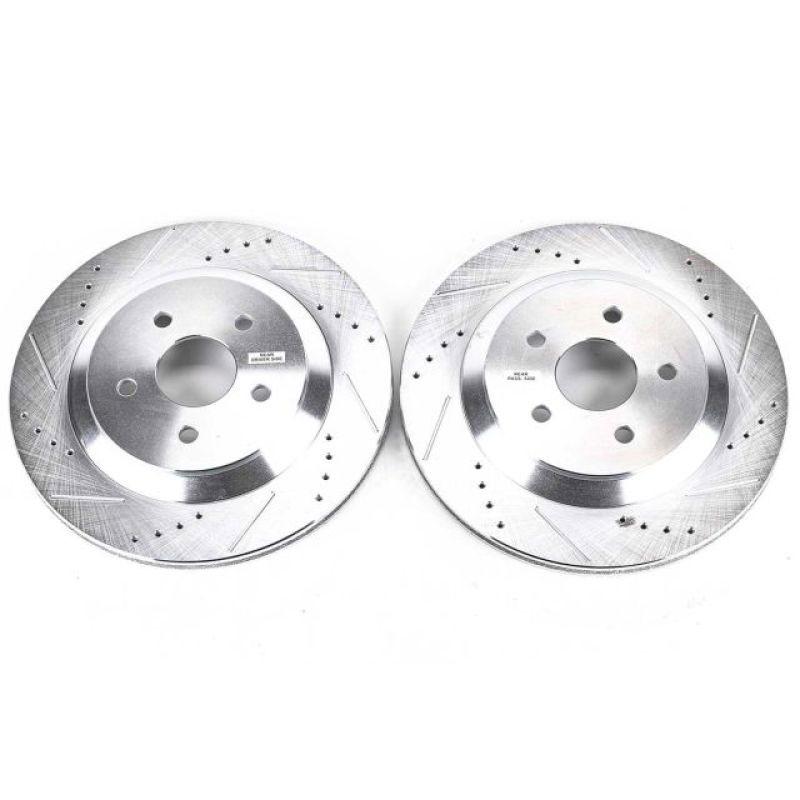 PowerStop ar85102xpr | Power Stop 04-07 Ford Freestar Rear Evolution Drilled & Slotted Rotors - Pair; 2004-2007