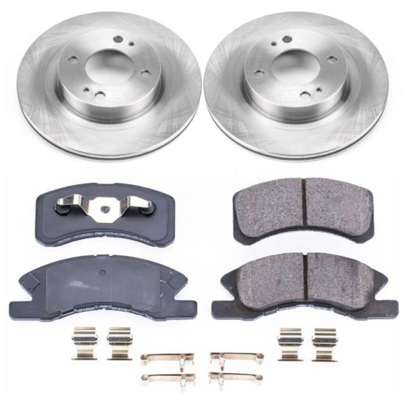 PowerStop koe7894 | Power Stop 17-18 Mitsubishi Mirage Front Autospecialty Brake Kit; 2017-2018