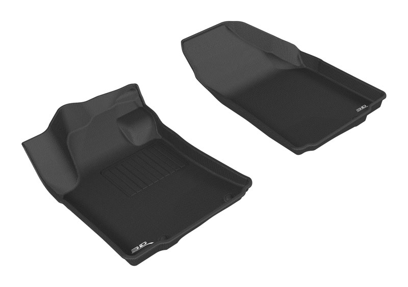 3D Maxpider l1ns08811509 | 3D MAXpider 2016-2019 Nissan Maxima Kagu 1st Row Floormat - Black; 2016-2019