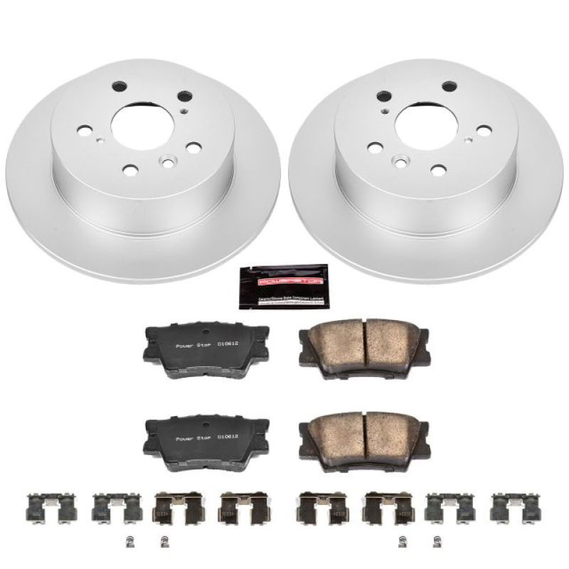 PowerStop crk3068 | Power Stop 07-12 Lexus ES350 Rear Z17 Evolution Geomet Coated Brake Kit; 2007-2012