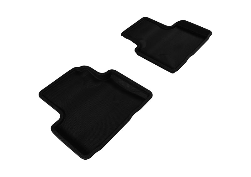 3D Maxpider l1in00621509 | 3D MAXpider 2007-2015 Infiniti Q40/G35/37 Kagu 2nd Row Floormats - Black; 2007-2015